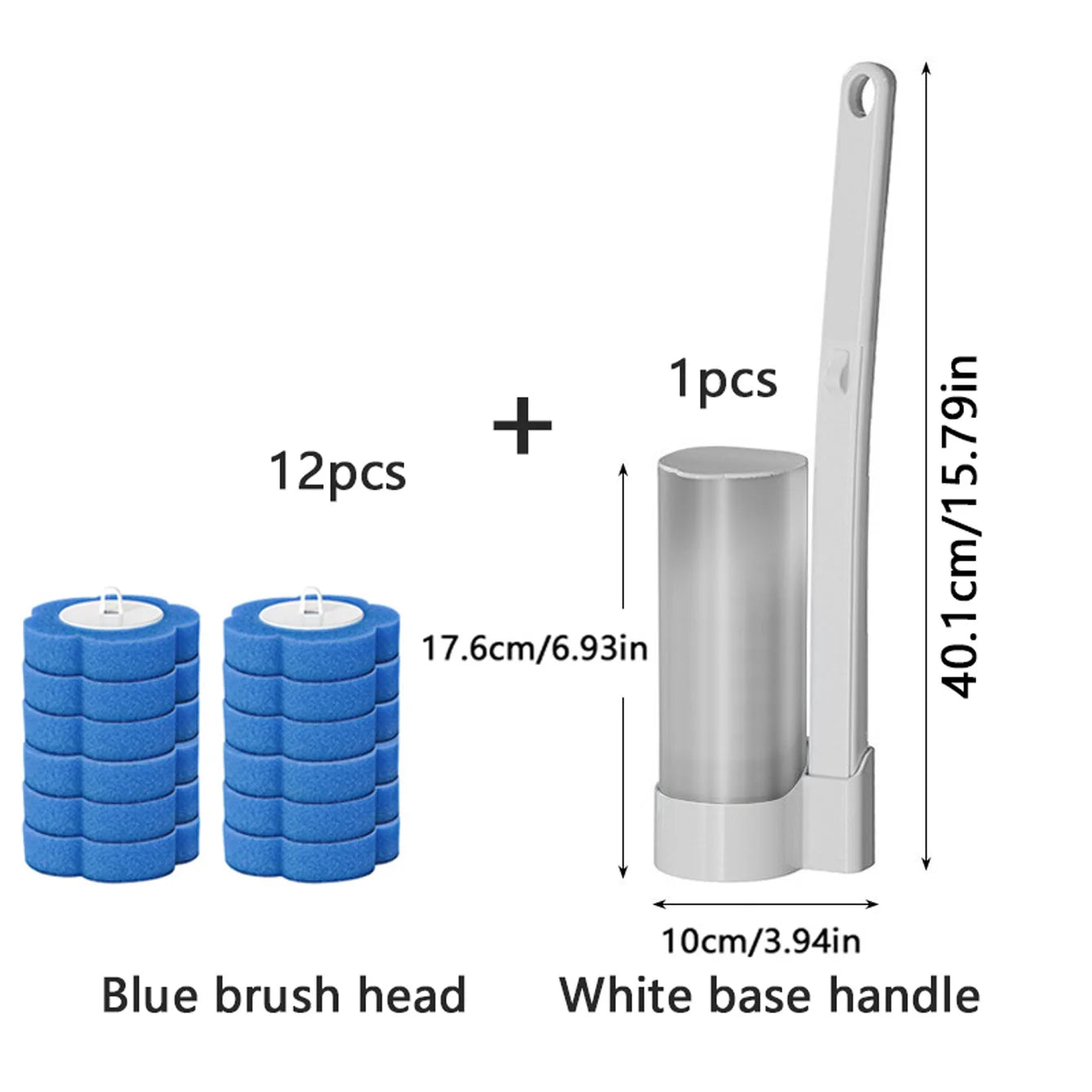 CleanSwipe Toilet Brush System