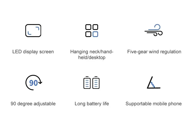 BreezeGo Portable Fan
