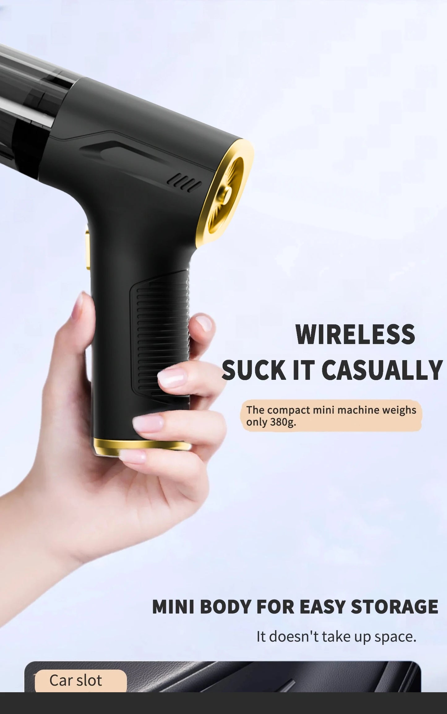 SwiftClean Handheld Vacuum