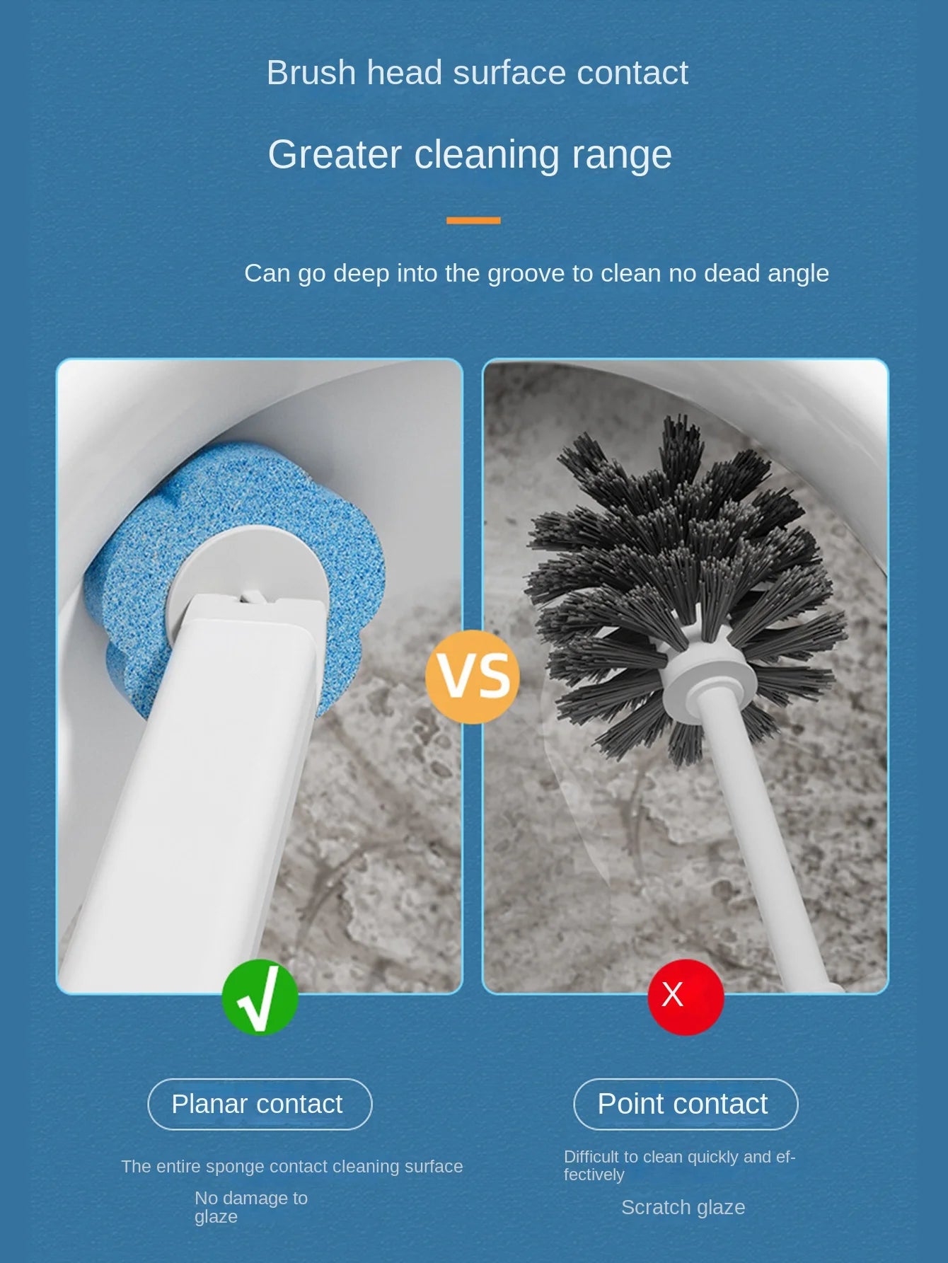 CleanSwipe Toilet Brush System