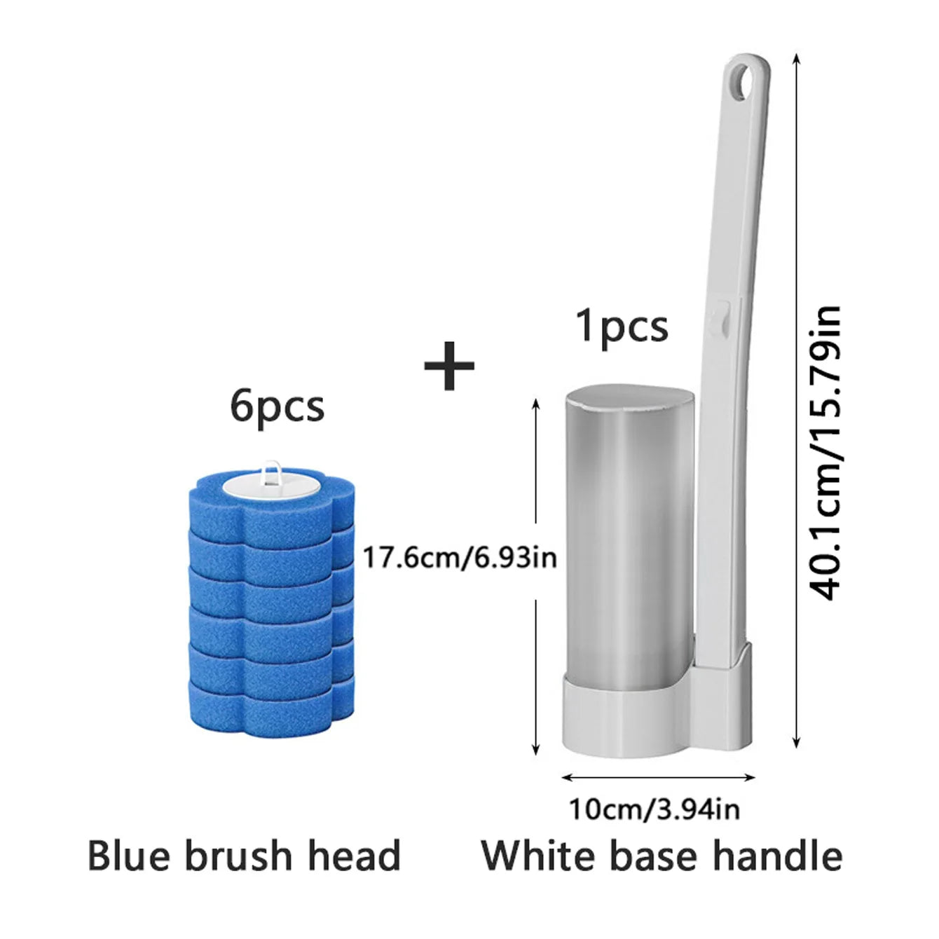 CleanSwipe Toilet Brush System