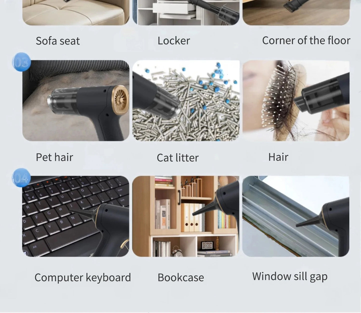 SwiftClean Handheld Vacuum