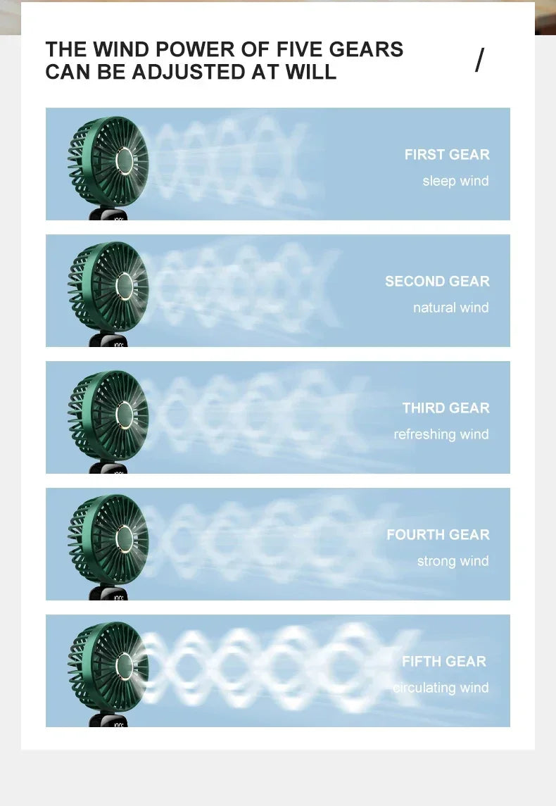BreezeGo Portable Fan