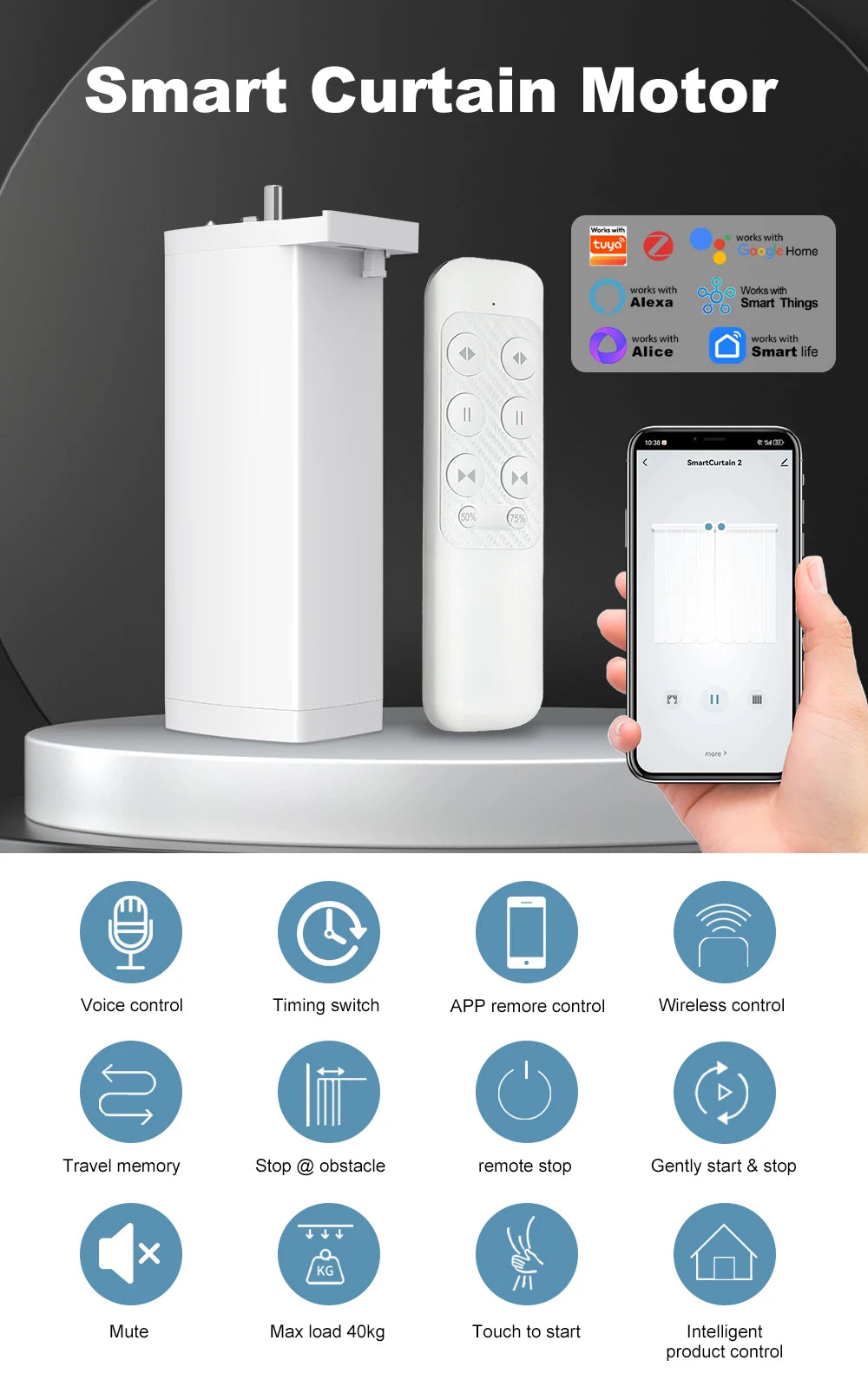 CurtainEase Smart Motor