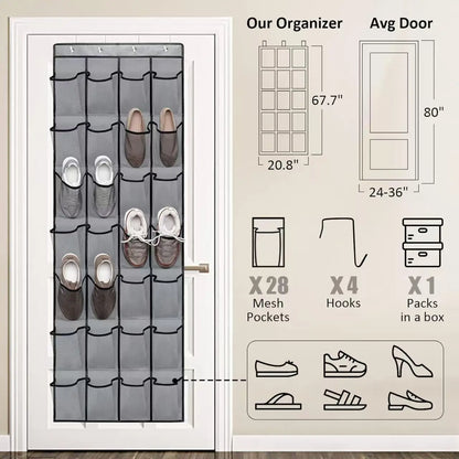 DoorSpace Shoe Organizer