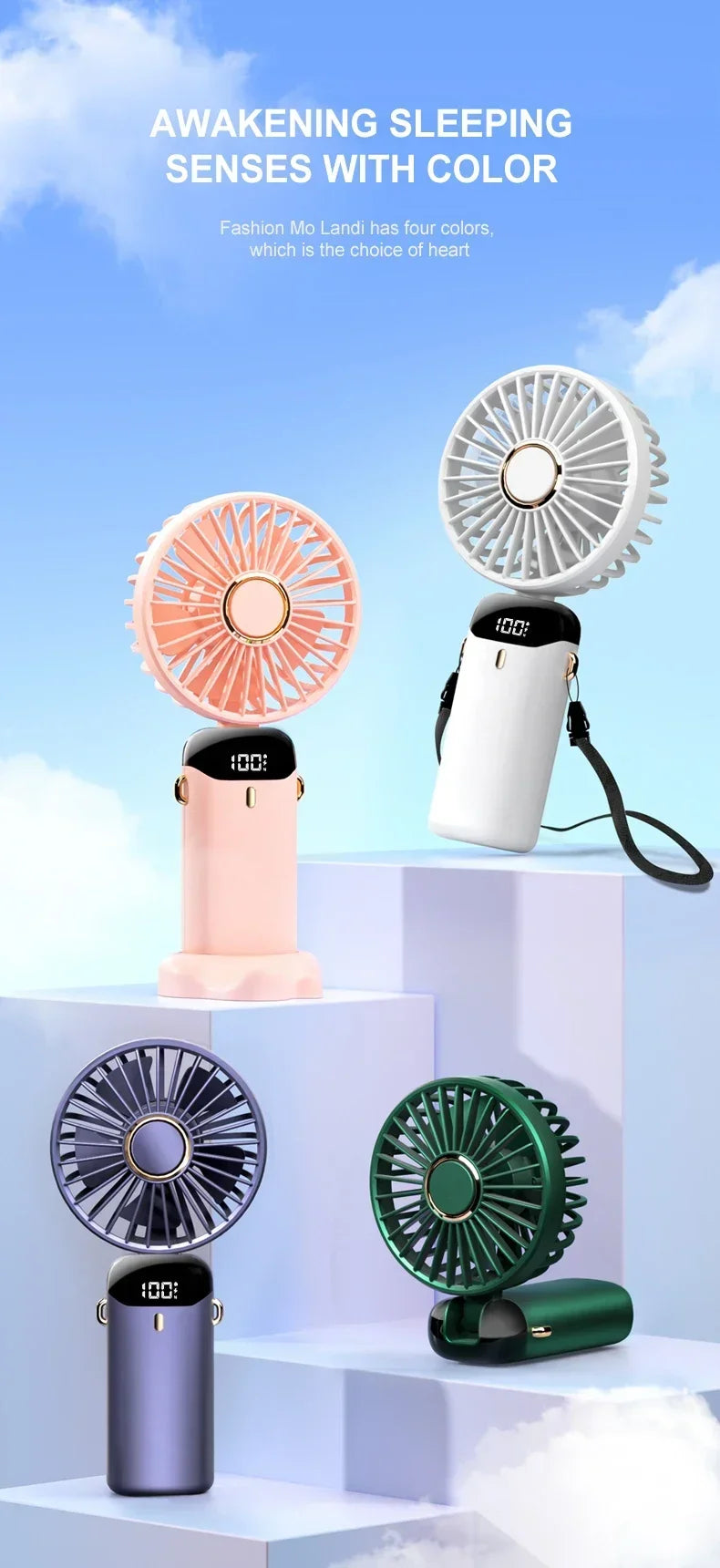 BreezeGo Portable Fan