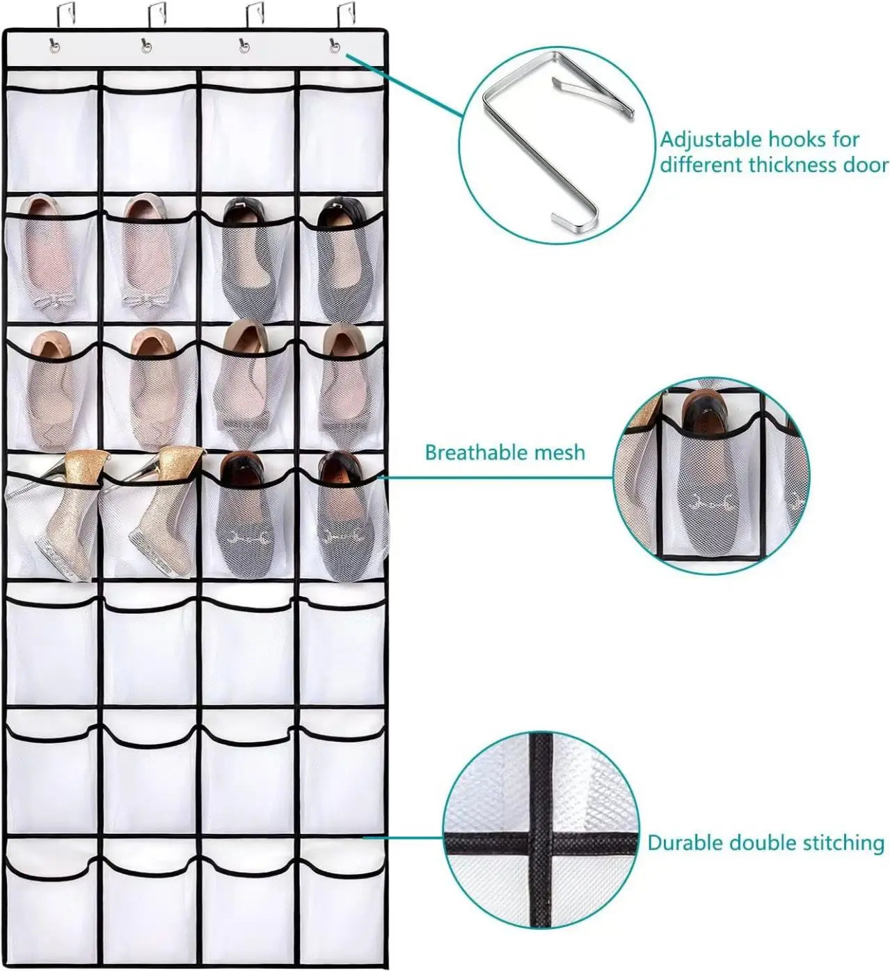 DoorSpace Shoe Organizer