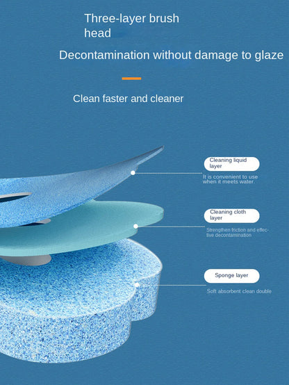 CleanSwipe Toilet Brush System