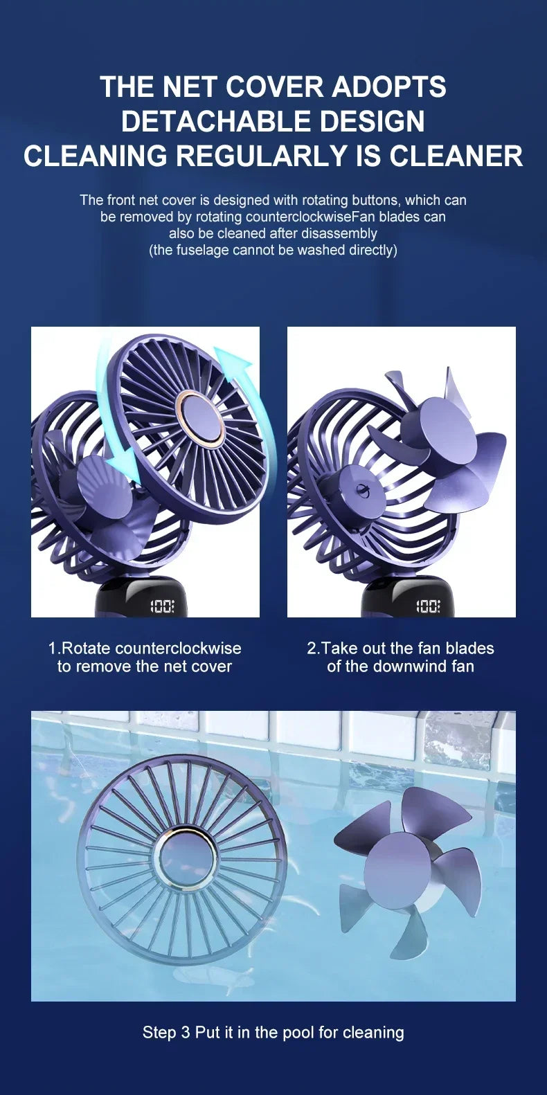 BreezeGo Portable Fan