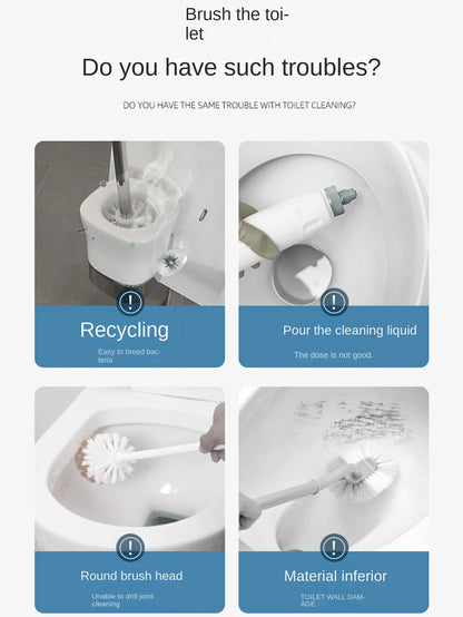 CleanSwipe Toilet Brush System