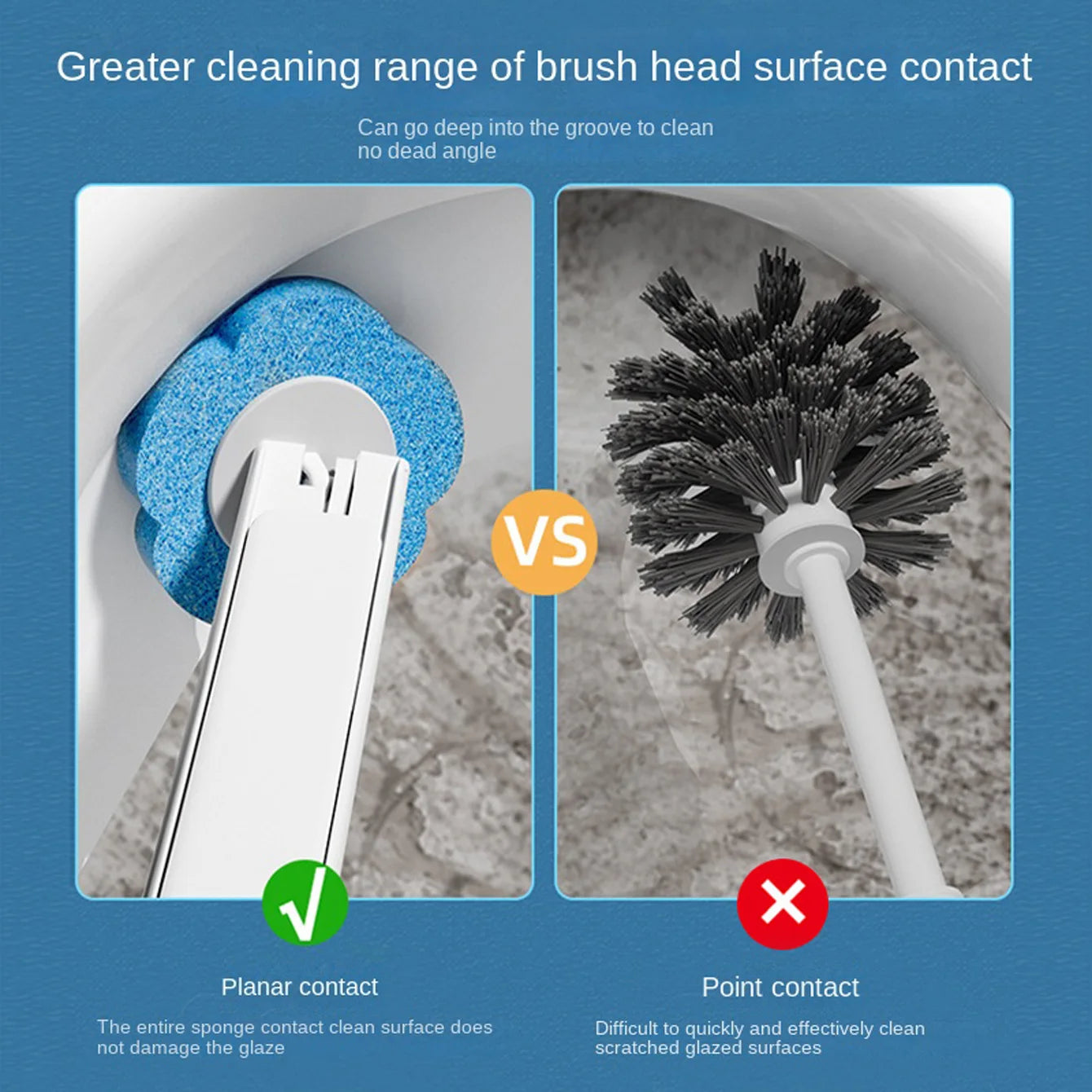 CleanSwipe Toilet Brush System
