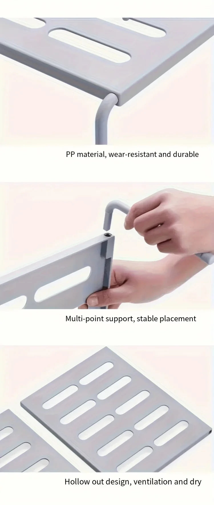 FlexFit Expandable Shoe Rack